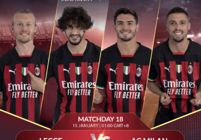 2022-23 Italian Serie A Lecce vs AC Milan