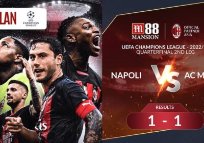 Champions League result - Napoli 1-1 Milan