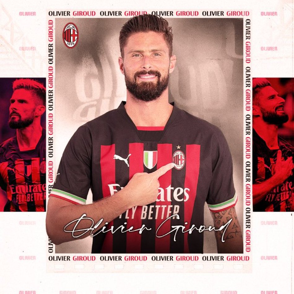 Giroud extended contract with Milan till 2024