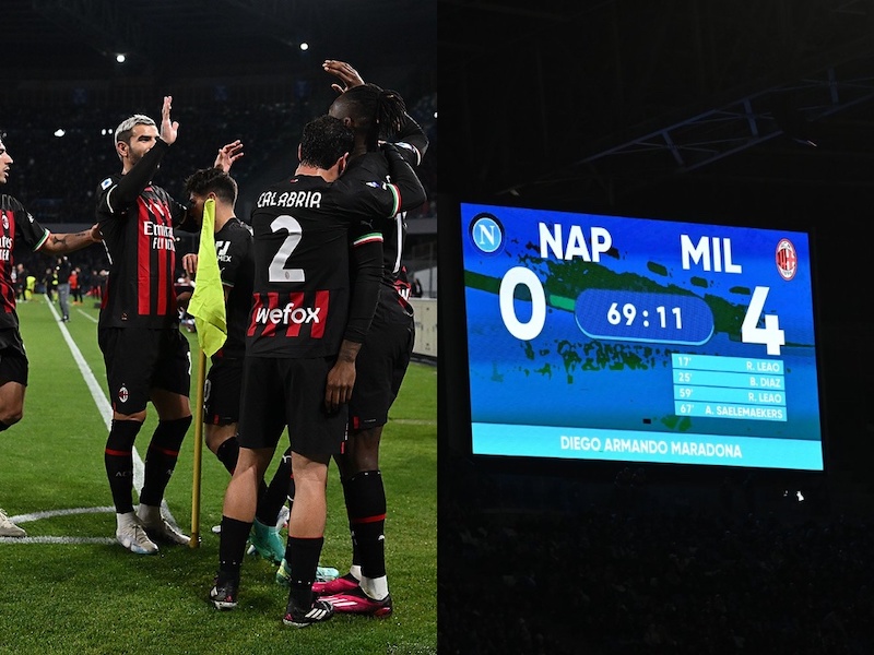Napoli 0-4 Milan Highlights