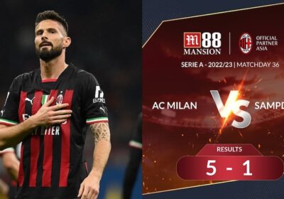 AC Milan 5-1 Sampdoria - Giroud's hattrick inspired Rossoneri