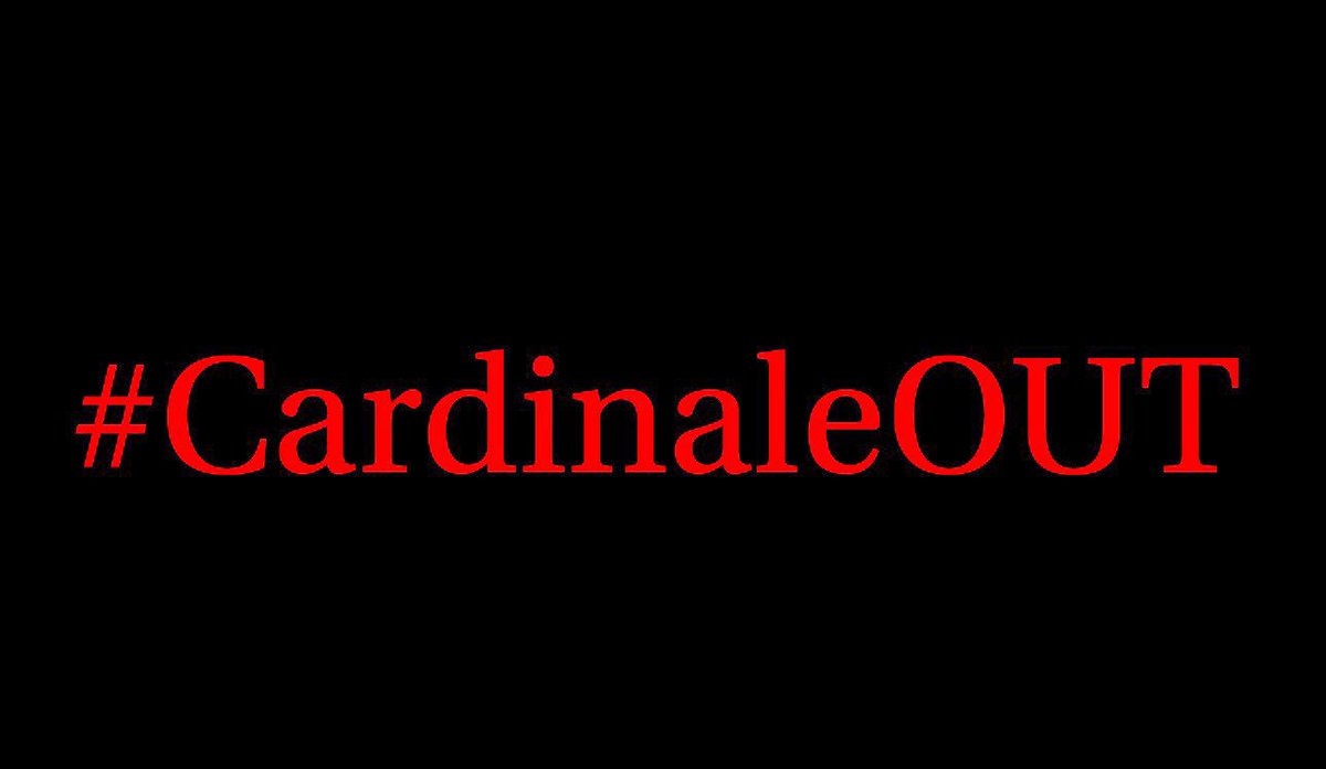 Hashtag #Cardinaleout is spreading