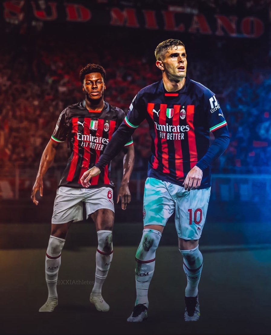 American duo Yunus Musah and Christian Pulisic will reunite at Milan