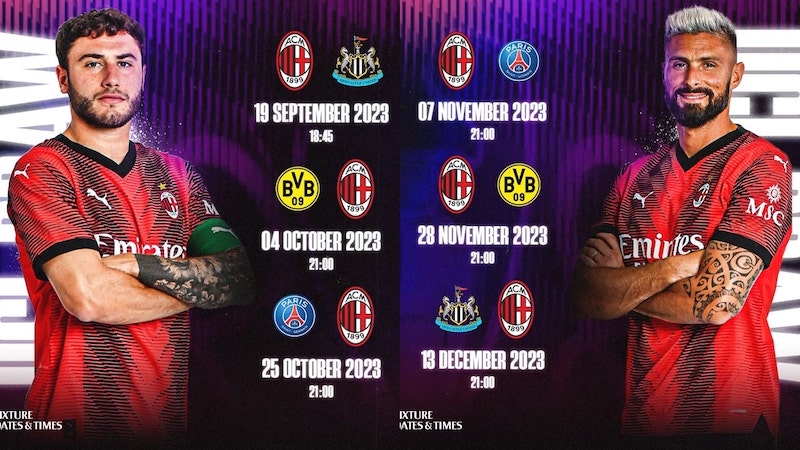 AC Milan busy fixtures after international break