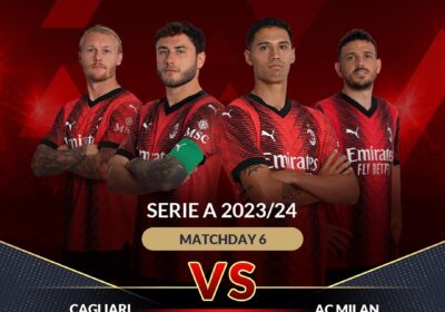 Cagliari vs AC Milan - Predicted line up and result