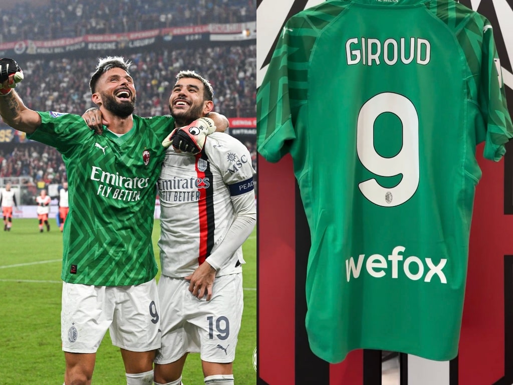Olivier Giroud kit sold out after heroic save against Genoa