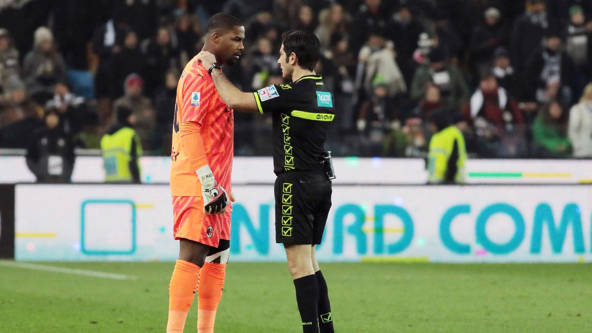 Udinese-fan-banned-for racist-abuse-towards-Milan's-Mike-Maignan